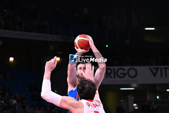 2024-02-22 - Nicolo Melli ( Italy ) during FIBA Euro Basket group B game between Italy and Turkiye  at Vitifrigo Arena in Pesaro, Italy on   February 22, 2024 - EUROBASKET 2025 QUALIFICATIONS - ITALY VS TURKEY - EVENTS - BASKETBALL