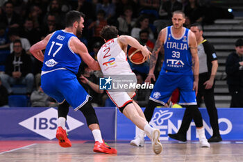 2024-02-22 - Giampaolo Ricci ( Italy ) during FIBA Euro Basket group B game between Italy and Turkiye  at Vitifrigo Arena in Pesaro, Italy on   February 22, 2024 - EUROBASKET 2025 QUALIFICATIONS - ITALY VS TURKEY - EVENTS - BASKETBALL