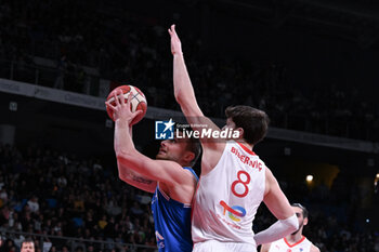 2024-02-22 - Stefano Tonut ( Italy ) during FIBA Euro Basket group B game between Italy and Turkiye  at Vitifrigo Arena in Pesaro, Italy on   February 22, 2024 - EUROBASKET 2025 QUALIFICATIONS - ITALY VS TURKEY - EVENTS - BASKETBALL