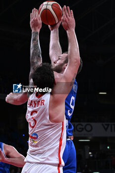 2024-02-22 - Nicolo Melli ( Italy ) during FIBA Euro Basket group B game between Italy and Turkiye  at Vitifrigo Arena in Pesaro, Italy on   February 22, 2024 - EUROBASKET 2025 QUALIFICATIONS - ITALY VS TURKEY - EVENTS - BASKETBALL