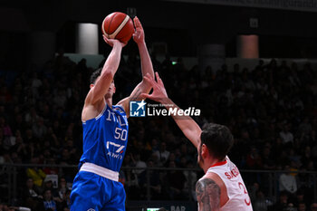 2024-02-22 - Gabrile Procida ( Italy ) during FIBA Euro Basket group B game between Italy and Turkiye  at Vitifrigo Arena in Pesaro, Italy on   February 22, 2024 - EUROBASKET 2025 QUALIFICATIONS - ITALY VS TURKEY - EVENTS - BASKETBALL