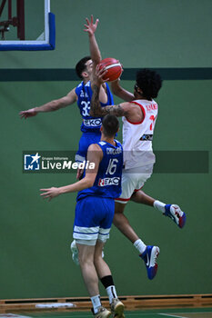 2024-07-05 - Images of the Spain and Greece match at Pala Cian Toma - Domegge (BL) 5 July, 2024, during the 22nd De Silvestro-Meneghin International U20 Basketball Tournament - TORNEO UNDER 20 - 22° MEMORIAL DE SILVESTRO/TROFEO MENEGHIN - SPAGNA VS GRECIA - EVENTS - BASKETBALL