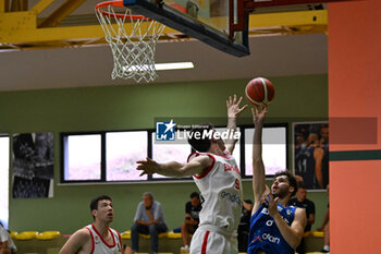 2024-07-05 - Images of the Spain and Greece match at Pala Cian Toma - Domegge (BL) 5 July, 2024, during the 22nd De Silvestro-Meneghin International U20 Basketball Tournament - TORNEO UNDER 20 - 22° MEMORIAL DE SILVESTRO/TROFEO MENEGHIN - SPAGNA VS GRECIA - EVENTS - BASKETBALL