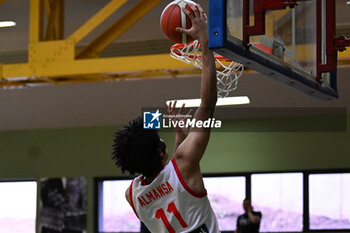 2024-07-05 - Images of the Spain and Greece match at Pala Cian Toma - Domegge (BL) 5 July, 2024, during the 22nd De Silvestro-Meneghin International U20 Basketball Tournament - TORNEO UNDER 20 - 22° MEMORIAL DE SILVESTRO/TROFEO MENEGHIN - SPAGNA VS GRECIA - EVENTS - BASKETBALL