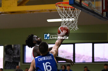 2024-07-05 - Images of the Spain and Greece match at Pala Cian Toma - Domegge (BL) 5 July, 2024, during the 22nd De Silvestro-Meneghin International U20 Basketball Tournament - TORNEO UNDER 20 - 22° MEMORIAL DE SILVESTRO/TROFEO MENEGHIN - SPAGNA VS GRECIA - EVENTS - BASKETBALL