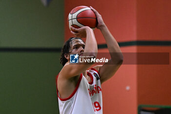 2024-07-05 - Images of the Spain and Greece match at Pala Cian Toma - Domegge (BL) 5 July, 2024, during the 22nd De Silvestro-Meneghin International U20 Basketball Tournament - TORNEO UNDER 20 - 22° MEMORIAL DE SILVESTRO/TROFEO MENEGHIN - SPAGNA VS GRECIA - EVENTS - BASKETBALL