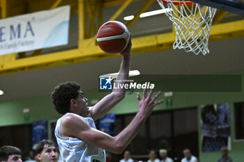 2024-07-05 - Actions of the game and players' images during the between Italy and Slovenia at Pala Cian Toma - Domegge (BL) 5 July, 2024 during the Torneo Under 20 - 22° Memorial De Silvestro/Trofeo Meneghin - TORNEO UNDER 20 - 22° MEMORIAL DE SILVESTRO/TROFEO MENEGHIN - ITALIA VS SLOVENIA - EVENTS - BASKETBALL