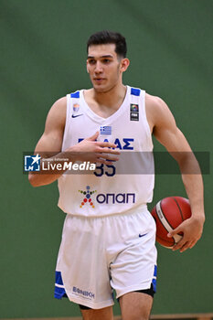 2024-07-06 - Actions of the game and players' images during the between Greece and Slovenija at Pala Cian Toma - Domegge (BL) 6 July, 2024 during the Torneo Under 20 - 22° Memorial De Silvestro/Trofeo Meneghin - TORNEO UNDER 20 - 22° MEMORIAL DE SILVESTRO/TROFEO MENEGHIN - GRECIA VS SLOVENIA - EVENTS - BASKETBALL