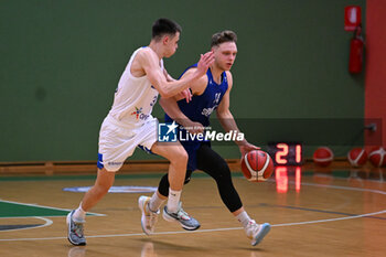 2024-07-06 - Actions of the game and players' images during the between Greece and Slovenija at Pala Cian Toma - Domegge (BL) 6 July, 2024 during the Torneo Under 20 - 22° Memorial De Silvestro/Trofeo Meneghin - TORNEO UNDER 20 - 22° MEMORIAL DE SILVESTRO/TROFEO MENEGHIN - GRECIA VS SLOVENIA - EVENTS - BASKETBALL