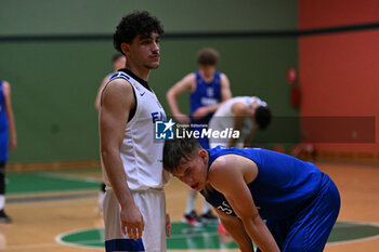 2024-07-06 - Actions of the game and players' images during the between Greece and Slovenija at Pala Cian Toma - Domegge (BL) 6 July, 2024 during the Torneo Under 20 - 22° Memorial De Silvestro/Trofeo Meneghin - TORNEO UNDER 20 - 22° MEMORIAL DE SILVESTRO/TROFEO MENEGHIN - GRECIA VS SLOVENIA - EVENTS - BASKETBALL