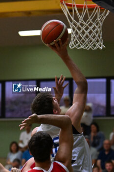 2024-07-06 - Images of the Italy and Spain match at Pala Cian Toma - Domegge (BL) 6 July, 2024, during the 22nd De Silvestro-Meneghin International U20 Basketball Tournament - TORNEO UNDER 20 - 22° MEMORIAL DE SILVESTRO/TROFEO MENEGHIN - ITALIA VS SPAGNA - EVENTS - BASKETBALL