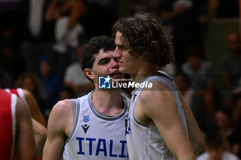 2024-07-06 - Images of the Italy and Spain match at Pala Cian Toma - Domegge (BL) 6 July, 2024, during the 22nd De Silvestro-Meneghin International U20 Basketball Tournament - TORNEO UNDER 20 - 22° MEMORIAL DE SILVESTRO/TROFEO MENEGHIN - ITALIA VS SPAGNA - EVENTS - BASKETBALL