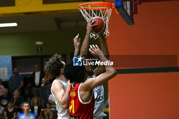 2024-07-06 - Images of the Italy and Spain match at Pala Cian Toma - Domegge (BL) 6 July, 2024, during the 22nd De Silvestro-Meneghin International U20 Basketball Tournament - TORNEO UNDER 20 - 22° MEMORIAL DE SILVESTRO/TROFEO MENEGHIN - ITALIA VS SPAGNA - EVENTS - BASKETBALL