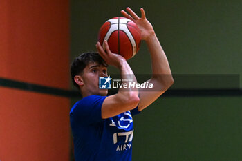 2024-07-07 - Images of the Italy and Greece match at Pala Cian Toma - Domegge (BL) 7 July, 2024, during the 22nd De Silvestro-Meneghin International U20 Basketball Tournament - TORNEO UNDER 20 - 22° MEMORIAL DE SILVESTRO/TROFEO MENEGHIN - ITALIA VS GRECIA - EVENTS - BASKETBALL