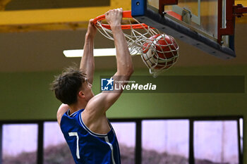 2024-07-07 - Timothy Van Der Knapp ( Italy ) during the match match at Pala Cian Toma - Domegge (BL) 7 July, 2024, during the 22nd De Silvestro-Meneghin International U20 Basketball Tournament - TORNEO UNDER 20 - 22° MEMORIAL DE SILVESTRO/TROFEO MENEGHIN - ITALIA VS GRECIA - EVENTS - BASKETBALL