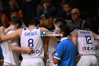 2024-07-07 - Images of the Italy and Greece match at Pala Cian Toma - Domegge (BL) 7 July, 2024, during the 22nd De Silvestro-Meneghin International U20 Basketball Tournament - TORNEO UNDER 20 - 22° MEMORIAL DE SILVESTRO/TROFEO MENEGHIN - ITALIA VS GRECIA - EVENTS - BASKETBALL