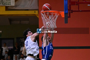 2024-07-07 - Images of the Italy and Greece match at Pala Cian Toma - Domegge (BL) 7 July, 2024, during the 22nd De Silvestro-Meneghin International U20 Basketball Tournament - TORNEO UNDER 20 - 22° MEMORIAL DE SILVESTRO/TROFEO MENEGHIN - ITALIA VS GRECIA - EVENTS - BASKETBALL