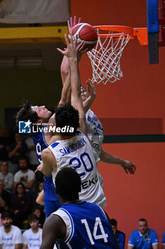 2024-07-07 - Images of the Italy and Greece match at Pala Cian Toma - Domegge (BL) 7 July, 2024, during the 22nd De Silvestro-Meneghin International U20 Basketball Tournament - TORNEO UNDER 20 - 22° MEMORIAL DE SILVESTRO/TROFEO MENEGHIN - ITALIA VS GRECIA - EVENTS - BASKETBALL