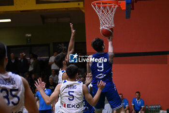 2024-07-07 - Images of the Italy and Greece match at Pala Cian Toma - Domegge (BL) 7 July, 2024, during the 22nd De Silvestro-Meneghin International U20 Basketball Tournament - TORNEO UNDER 20 - 22° MEMORIAL DE SILVESTRO/TROFEO MENEGHIN - ITALIA VS GRECIA - EVENTS - BASKETBALL