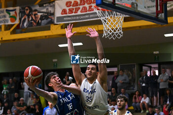 2024-07-07 - Images of the Italy and Greece match at Pala Cian Toma - Domegge (BL) 7 July, 2024, during the 22nd De Silvestro-Meneghin International U20 Basketball Tournament - TORNEO UNDER 20 - 22° MEMORIAL DE SILVESTRO/TROFEO MENEGHIN - ITALIA VS GRECIA - EVENTS - BASKETBALL