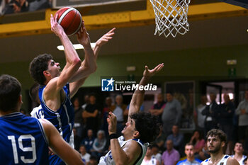 2024-07-07 - Images of the Italy and Greece match at Pala Cian Toma - Domegge (BL) 7 July, 2024, during the 22nd De Silvestro-Meneghin International U20 Basketball Tournament - TORNEO UNDER 20 - 22° MEMORIAL DE SILVESTRO/TROFEO MENEGHIN - ITALIA VS GRECIA - EVENTS - BASKETBALL