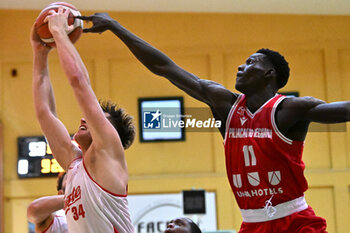 2024-09-08 - Images of the Pallacanestro Reggiana and Pallacanestro Trieste match at PalaCornaro - Jesolo (VE), september 8, 2024 during the final of Basketball IN Jesolo 2024 tournament - MEMORIAL BASKETBALL - FINAL 3RD PLACE - PALLACANESTRO TRIESTE VS PALLACANESTRO REGGIANA - EVENTS - BASKETBALL