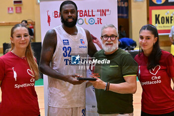 2024-09-08 - Justin Alston ( Nutribullet Treviso Basket ) MVP of the match Reyer Venezia and Nutribullet Treviso Basket at PalaCornaro - Jesolo (VE), september8, 2024 during the final of Basketball IN Jesolo 2024 tournament - MEMORIAL BASKETBALL - FINAL 1 PLACE - UMANA REYER VENEZIA VS NUTRIBULLET TREVISO - EVENTS - BASKETBALL