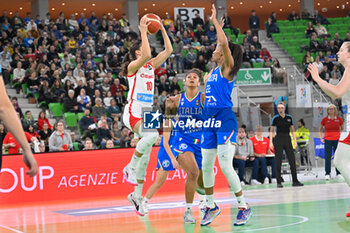 2024-11-07 - Eliška Hamzová (CECHIA) - Jasmine Keys (ITALIA) - Olbis Andrè Futo (ITALIA) - WOMEN'S EURO BASKET 2025 QUALIFIERS - ITALY VS CZECH REPUBLIC - EVENTS - BASKETBALL