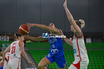 2024-11-07 - Veronika Šípová (CECHIA) - Francesca Pasa (ITALIA) - Julia Reisingerová (CECHIA) - WOMEN'S EURO BASKET 2025 QUALIFIERS - ITALY VS CZECH REPUBLIC - EVENTS - BASKETBALL