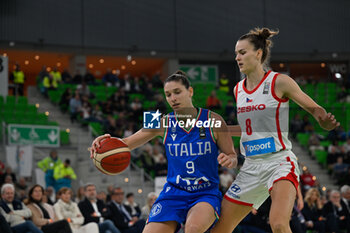 2024-11-07 - Cecilia Zandalasini (ITALIA) - Veronika Voráčková (CECHIA) - WOMEN'S EURO BASKET 2025 QUALIFIERS - ITALY VS CZECH REPUBLIC - EVENTS - BASKETBALL