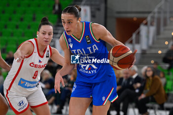 2024-11-07 - Karolína Šotolová (CECHIA) - Silvia Pastrello (ITALIA) - WOMEN'S EURO BASKET 2025 QUALIFIERS - ITALY VS CZECH REPUBLIC - EVENTS - BASKETBALL