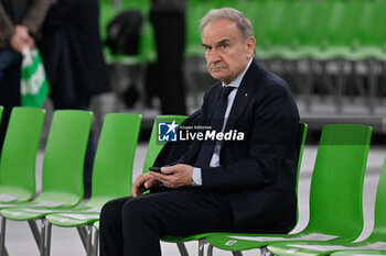 2024-11-07 - Giovanni Petrucci, President of the Italian Basketball Federation - WOMEN'S EURO BASKET 2025 QUALIFIERS - ITALY VS CZECH REPUBLIC - EVENTS - BASKETBALL