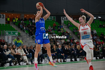 2024-11-07 - Cecilia Zandalasini (ITALIA) - Julia Reisingerová (CECHIA) - WOMEN'S EURO BASKET 2025 QUALIFIERS - ITALY VS CZECH REPUBLIC - EVENTS - BASKETBALL