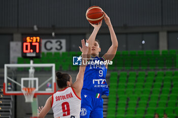 2024-11-07 - Karolína Šotolová (CECHIA) - Cecilia Zandalasini (ITALIA) - WOMEN'S EURO BASKET 2025 QUALIFIERS - ITALY VS CZECH REPUBLIC - EVENTS - BASKETBALL