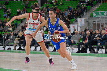 2024-11-07 - Julie Pospíšilová (CECHIA) - Matilde Villa (ITALIA) - WOMEN'S EURO BASKET 2025 QUALIFIERS - ITALY VS CZECH REPUBLIC - EVENTS - BASKETBALL