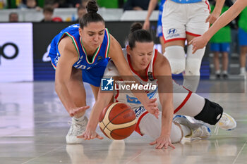 2024-11-07 - Matilde Villa (ITALIA) - Tereza Vyoralová (CECHIA) - WOMEN'S EURO BASKET 2025 QUALIFIERS - ITALY VS CZECH REPUBLIC - EVENTS - BASKETBALL