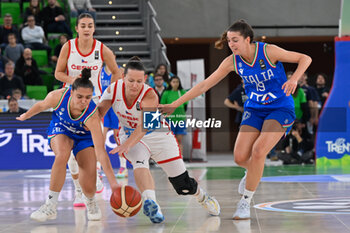 2024-11-07 - Matilde Villa (ITALIA) - Tereza Vyoralová - Martina Fassina (ITALIA) - WOMEN'S EURO BASKET 2025 QUALIFIERS - ITALY VS CZECH REPUBLIC - EVENTS - BASKETBALL