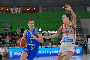 2024-11-07 - Cecilia Zandalasini (ITALIA) - Veronika Voráčková (CECHIA) - WOMEN'S EURO BASKET 2025 QUALIFIERS - ITALY VS CZECH REPUBLIC - EVENTS - BASKETBALL