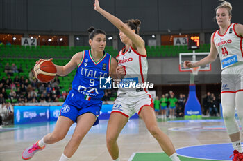 2024-11-07 - Cecilia Zandalasini (ITALIA) - Veronika Voráčková (CECHIA) - WOMEN'S EURO BASKET 2025 QUALIFIERS - ITALY VS CZECH REPUBLIC - EVENTS - BASKETBALL