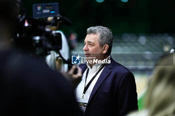 2024-02-28 - Pascal DONNADIEU (Nanterre Coach) during the French championship Betclic Elite basketball match between Nanterre 92 and AS Monaco Basket on February 28, 2024 at Paris La Defense Arena in Nanterre, France - BASKETBALL - FRENCH CHAMP - NANTERRE V MONACO - FRENCH PRO A - BASKETBALL