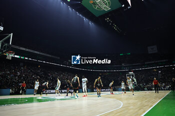 2024-02-28 - Illustration during the French championship Betclic Elite basketball match between Nanterre 92 and AS Monaco Basket on February 28, 2024 at Paris La Defense Arena in Nanterre, France - BASKETBALL - FRENCH CHAMP - NANTERRE V MONACO - FRENCH PRO A - BASKETBALL