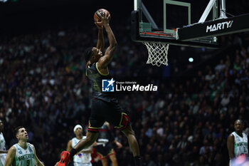 2024-02-28 - Jaron BLOSSOMGAME 4 (Monaco) during the French championship Betclic Elite basketball match between Nanterre 92 and AS Monaco Basket on February 28, 2024 at Paris La Defense Arena in Nanterre, France - BASKETBALL - FRENCH CHAMP - NANTERRE V MONACO - FRENCH PRO A - BASKETBALL