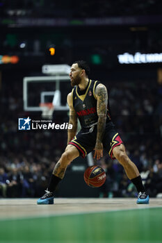 2024-02-28 - Mike JAMES 55 (Monaco) during the French championship Betclic Elite basketball match between Nanterre 92 and AS Monaco Basket on February 28, 2024 at Paris La Defense Arena in Nanterre, France - BASKETBALL - FRENCH CHAMP - NANTERRE V MONACO - FRENCH PRO A - BASKETBALL