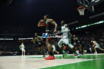 2024-02-28 - Jaron BLOSSOMGAME 4 (Monaco) during the French championship Betclic Elite basketball match between Nanterre 92 and AS Monaco Basket on February 28, 2024 at Paris La Defense Arena in Nanterre, France - BASKETBALL - FRENCH CHAMP - NANTERRE V MONACO - FRENCH PRO A - BASKETBALL
