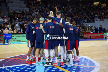 2024-02-23 - French Team during the FIBA EuroBasket 2025, Qualifiers Group E basketball match between France and Croatia on February 23, 2024 at Brest Arena in Brest, France - BASKETBALL - FIBA EUROBASKET 2025 - QUALIFIERS - FRANCE V CROATIA - INTERNATIONALS - BASKETBALL