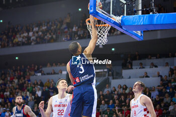 2024-02-23 - Timothé LUWAWU-CABARROT (3) of France during the FIBA EuroBasket 2025, Qualifiers Group E basketball match between France and Croatia on February 23, 2024 at Brest Arena in Brest, France - BASKETBALL - FIBA EUROBASKET 2025 - QUALIFIERS - FRANCE V CROATIA - INTERNATIONALS - BASKETBALL