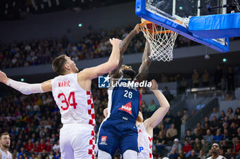 2024-02-23 - Mathias LESSORT (26) of France during the FIBA EuroBasket 2025, Qualifiers Group E basketball match between France and Croatia on February 23, 2024 at Brest Arena in Brest, France - BASKETBALL - FIBA EUROBASKET 2025 - QUALIFIERS - FRANCE V CROATIA - INTERNATIONALS - BASKETBALL