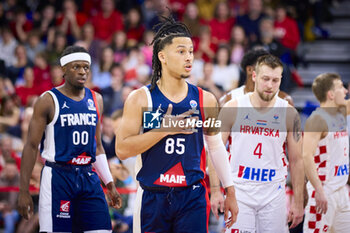 2024-02-23 - Matthew STRAZEL (85) of France during the FIBA EuroBasket 2025, Qualifiers Group E basketball match between France and Croatia on February 23, 2024 at Brest Arena in Brest, France - BASKETBALL - FIBA EUROBASKET 2025 - QUALIFIERS - FRANCE V CROATIA - INTERNATIONALS - BASKETBALL