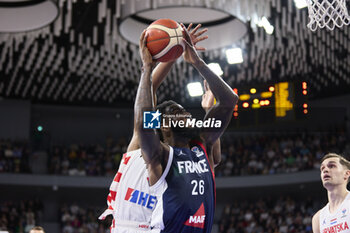 2024-02-23 - Mathias LESSORT (26) of France during the FIBA EuroBasket 2025, Qualifiers Group E basketball match between France and Croatia on February 23, 2024 at Brest Arena in Brest, France - BASKETBALL - FIBA EUROBASKET 2025 - QUALIFIERS - FRANCE V CROATIA - INTERNATIONALS - BASKETBALL