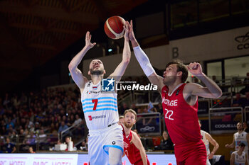 2024-02-25 - Philippe GUTENKAUF (7) of Luxembourg during the FIBA World Cup 2027, European Pre-Qualifiers Group B basketball match between Luxembourg and Norway on February 25, 2024 at Centre National Sportif & Culturel d'Coque in Luxembourg - BASKETBALL - FIBA WORLD CUP 2027 - PRE-QUALIFIERS - LUXEMBOURG V NORWAY - INTERNATIONALS - BASKETBALL